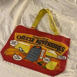 Trader Joe's Cheese Adventures Tote Bag